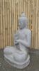 Product image 4 of the product “Seated Buddha made of Riverstone in Dharmachakra gesture of wheel of the teaching of the Dharma, H. 80cm. ”